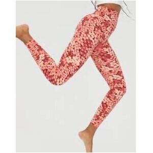 NWT Aerie Orange XTRA Hold Up High Waist 7/8 Leggings Medium